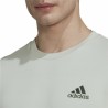 Sweat sans capuche homme Adidas Essentials Fleece Blanc