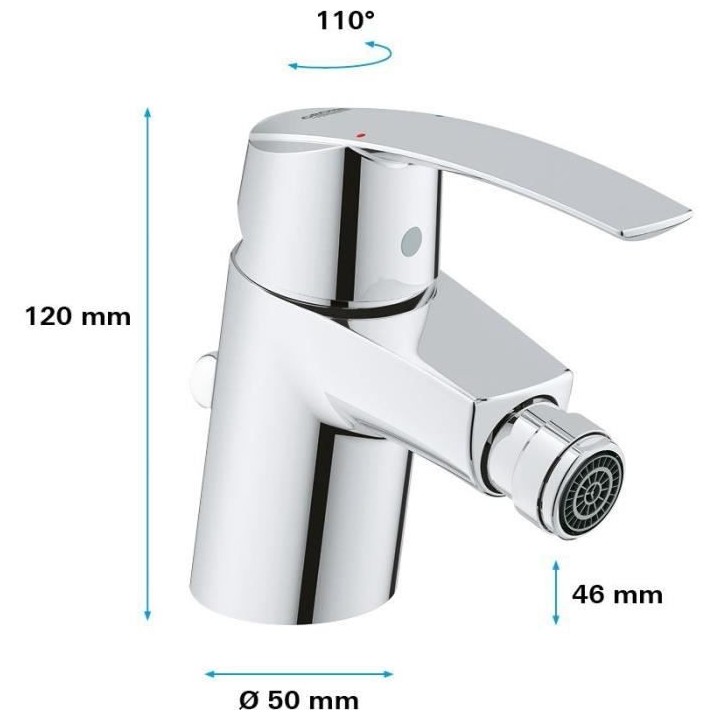 GROHE - Mitigeur monocommande Bidet - Taille S