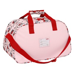 Sac de sport Minnie Mouse Me time Rose (40 x 24 x 23 cm)