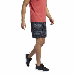 Short de Sport pour Homme Reebok Workout Ready Graphic Noir