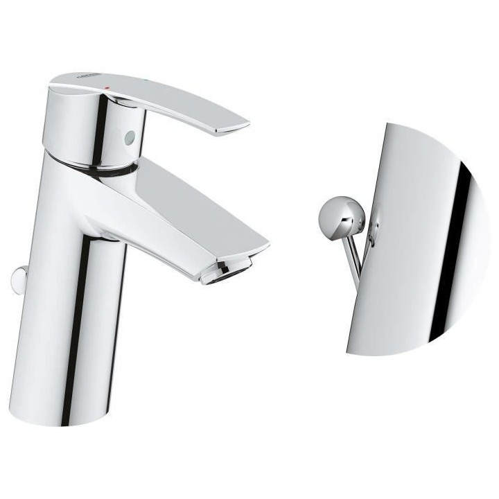 GROHE Robinet de salle de bains lavabo Start, mousseur économie d'eau