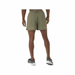 Short de Sport pour Homme Asics Fujitrail Logo Olive