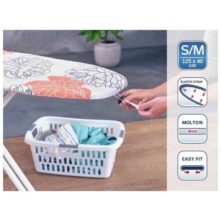 LEIFHEIT Housse table a repasser Cotton Comfort S/M 71601 Leifheit pou