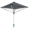 LEIFHEIT 82100 Séchoir parapluie LinoProtect 400, étendoir parapluie avec toit étanche, séchoir jardin inclus douille de sol