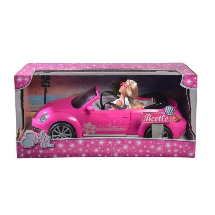 Simba Toys - Steffi Love -Cabriolet New Beetle 45 cm.
