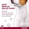 Advantix Chien Solution Antiparasitaire Puces Tiques Répulsif Mouches Moustiques Phlébotomes 1,5 a 4kg 4 pipettes