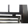 Fauteuil à Bascule DKD Home Decor Noir Métal Aluminium 63 x 89 x 92 cm