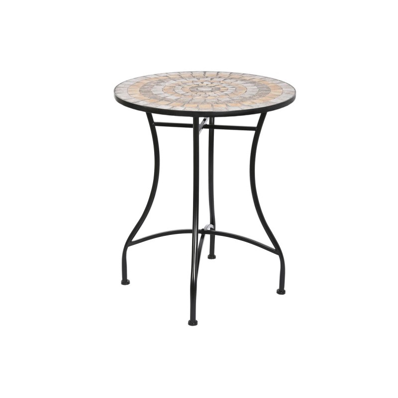 Table d'appoint DKD Home Decor Gris Métal Pierre (60 x 60 x 72 cm)