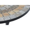 Table d'appoint DKD Home Decor Gris Métal Pierre (60 x 60 x 72 cm)