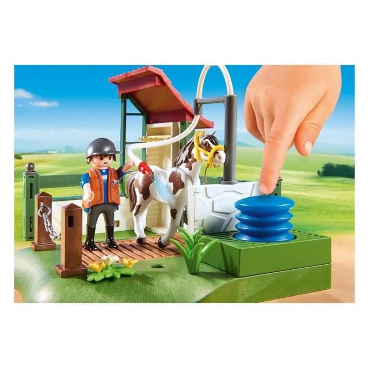 PLAYMOBIL 6929 - Country - Box de Lavage pour Chevaux