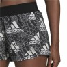 Short de Sport pour Femme Adidas Logo Graphic Pacer Noir