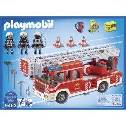 PLAYMOBIL 9463 - City Action - Camion de pompiers avec échelle pivotante