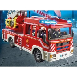 PLAYMOBIL 9463 - City Action - Camion de pompiers avec échelle pivotante