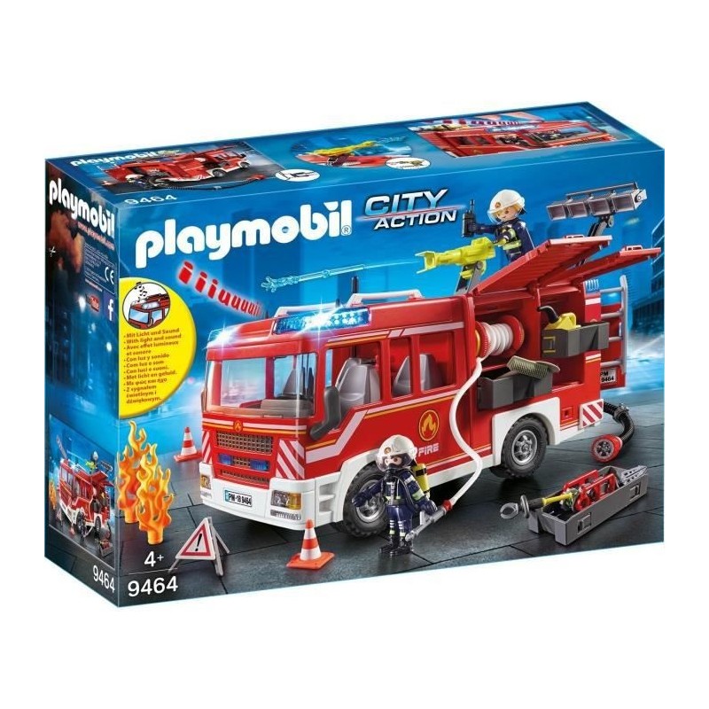 PLAYMOBIL 9464 - City Action - Fourgon d'intervention des pompiers