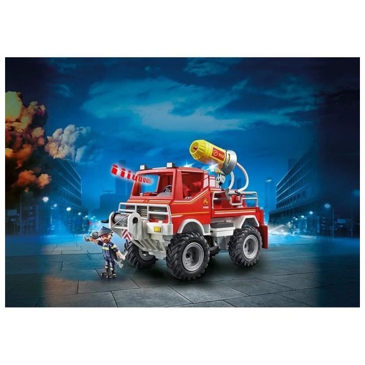 PLAYMOBIL 9466 - City Action - 4x4 de pompier avec lance-eau
