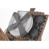 Panier DKD Home Decor Pique-nique Naturel Gris Bois osier (40 x 28 x 19 cm)