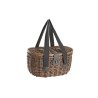 Panier DKD Home Decor Pique-nique Naturel Blanc osier (39 x 28 x 22 cm)