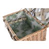 Panier DKD Home Decor Pique-nique Naturel Vert osier (44 x 30 x 22 cm)