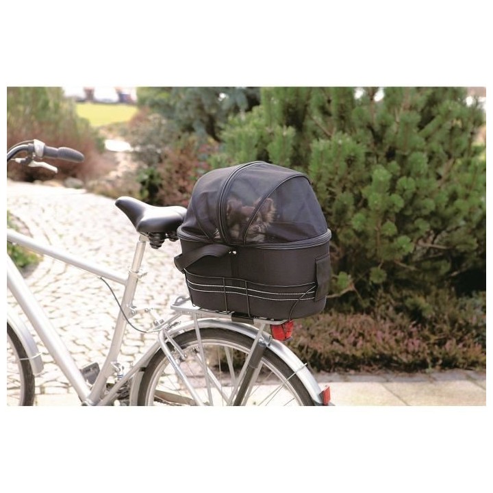 TRIXIE Panier de vélo pour chien - Noir - 29 x 42 x 48 cm (jusqu'a 6