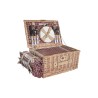 Panier DKD Home Decor Pique-nique Naturel Rouge osier (44 x 30 x 22 cm)