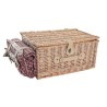 Panier DKD Home Decor Pique-nique Naturel Rouge osier (44 x 30 x 22 cm)