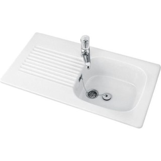 VILLEROY & BOCH - Evier Tudor - Céramique - rectangulaire et réversi