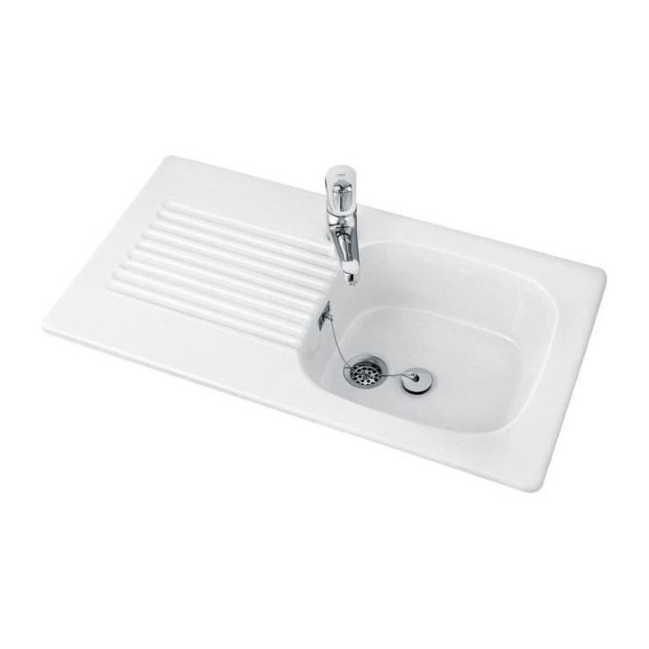 VILLEROY & BOCH - Evier Tudor - Céramique - rectangulaire et réversi