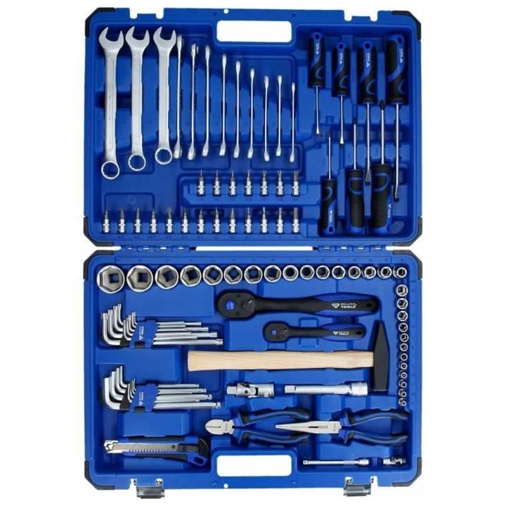 Coffret d'outils universel | 95 pieces - Brilliant Tools BT024095 - Ma
