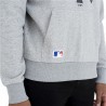 Sweat à capuche homme New Era New York Yankees Team Logo Gris clair