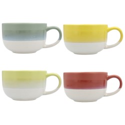 Tasse Quid Atenua Céramique Multicouleur (460 ml) (12 Unités)