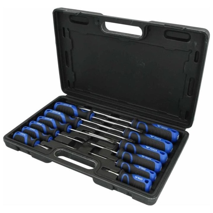 Jeu de 12 tournevis fente et PH - Brilliant Tools BT033012 - Coffret v