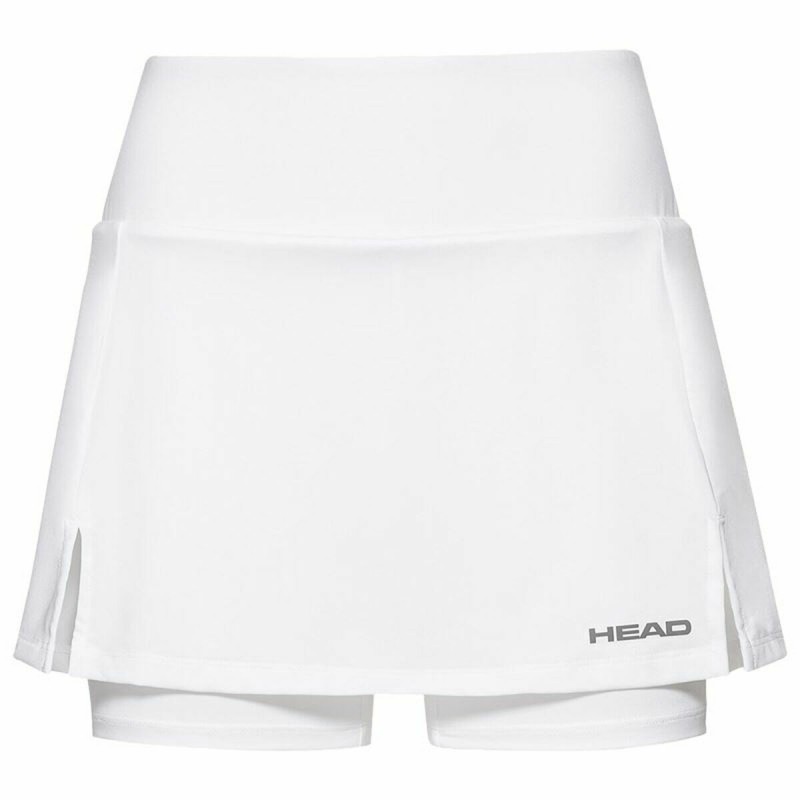 jupe de tennis Head Club Basic Blanc