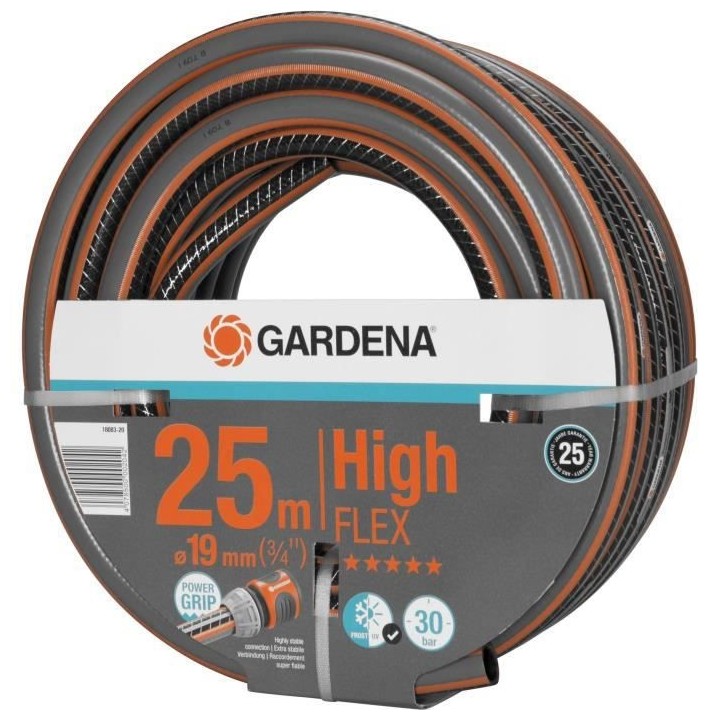 GARDENA Tuyau d'arrosage Comfort HighFLEX – Longueur 25m – Ø19mm