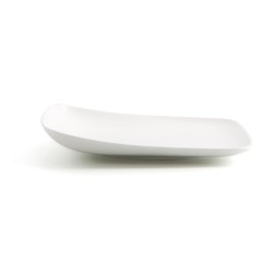 Assiette plate Ariane Vital Carré Céramique Blanc (27 x 21 cm) (12 Unités)