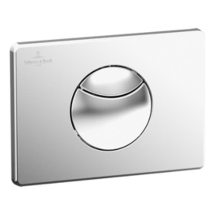 VILLEROY & BOCH Plaque de déclenchement ViConnect E100 chromé mat