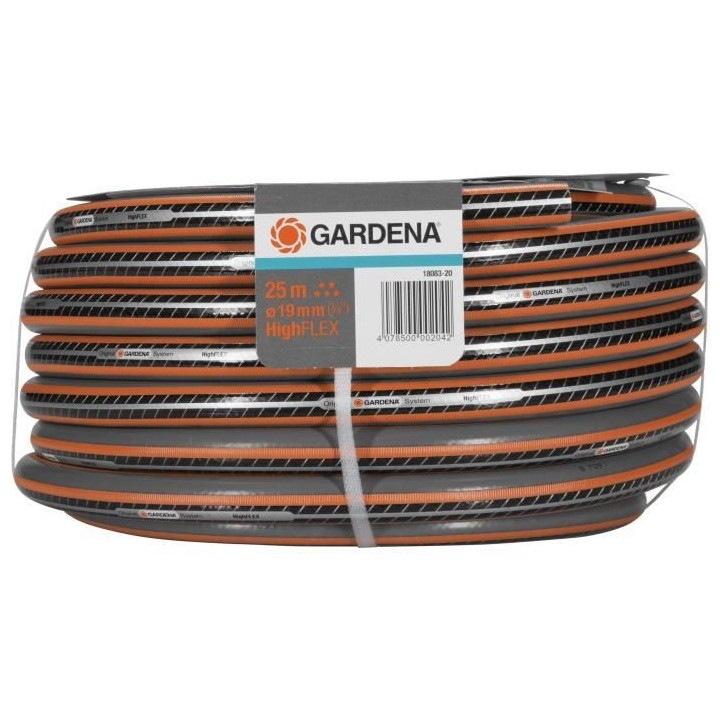 GARDENA Tuyau d'arrosage Comfort HighFLEX – Longueur 25m – Ø19mm