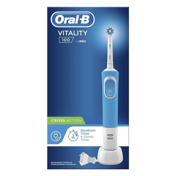Oral-B Vitality 100 Brosse a Dents Électrique Bleue