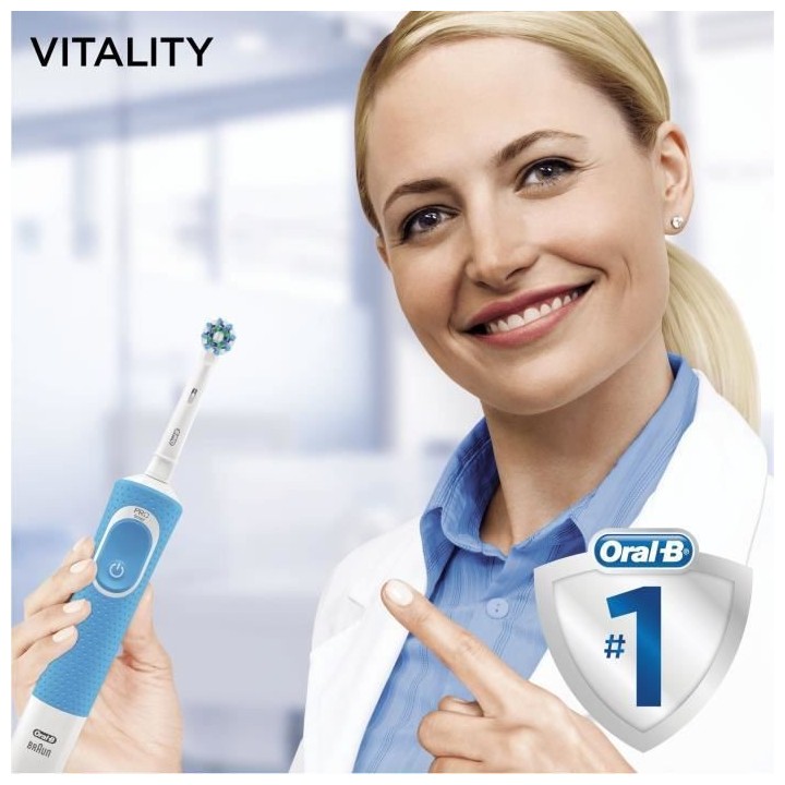 Oral-B Vitality 100 Brosse a Dents Électrique Bleue