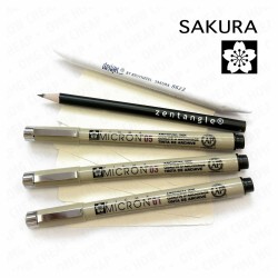 Kit de Dessin Talens Sakura Zentangle (10 Pièces)