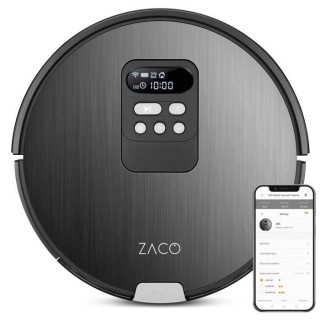 ZACO V85 Robot Aspirateur Laveur - Autonomie 130min - Réservoir 750ml