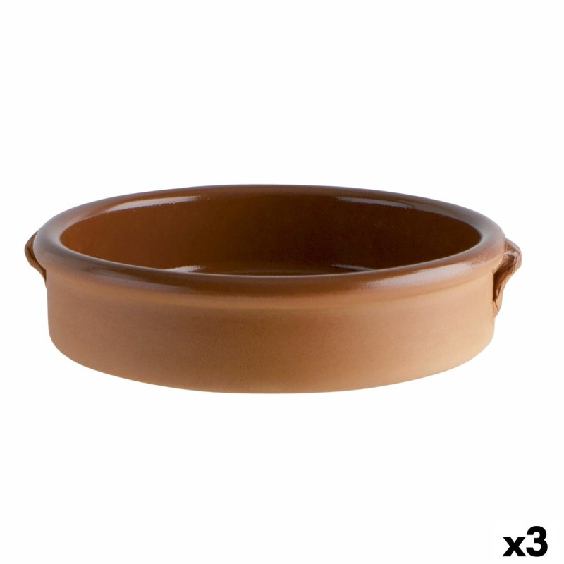 Casserole Céramique Marron (36 cm) (3 Unités)