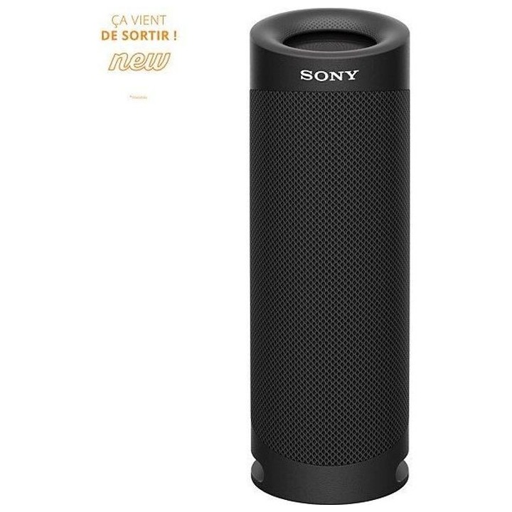 SONY SRS-XB23 Enceinte Bluetooth - Autonomie 12h - Splash proof - Noir