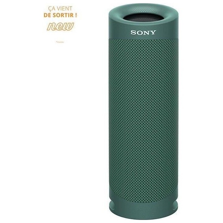 SONY SRSXB23G Enceinte Bluetooth - Autonomie 12h - Splash proof - Vert