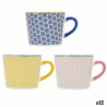 Tasse Quid Pippa Céramique Multicouleur 350 ml (12 Unités)