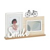 Cadre photo Smile 2 photos Noir Marron Bois MDF (6 Unités) (40 x 27 x 6 cm)