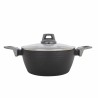 Casserole Amercook Avec couvercle Noir Aluminium (Ø 20 cm)