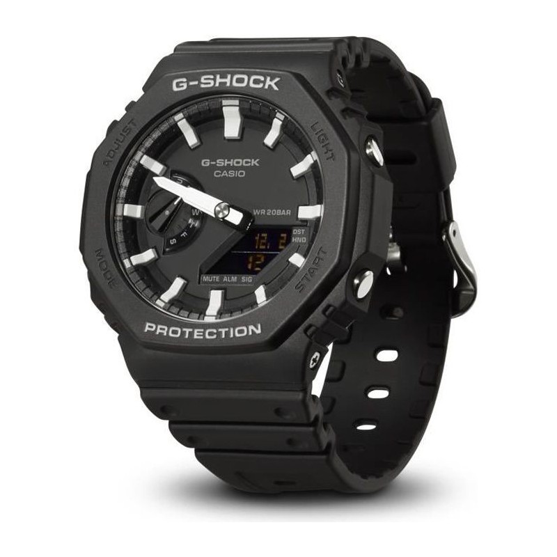 CASIO G-Shock Montre - Résistante aux chocs - Multifonctions - Noir