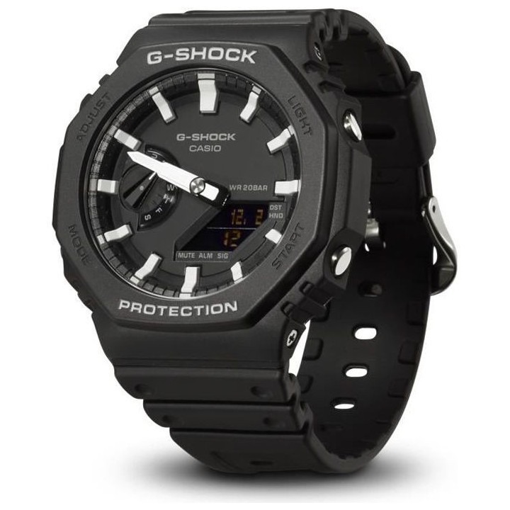 CASIO G-Shock Montre - Résistante aux chocs - Multifonctions - Noir