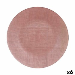 Assiette plate Rose verre...