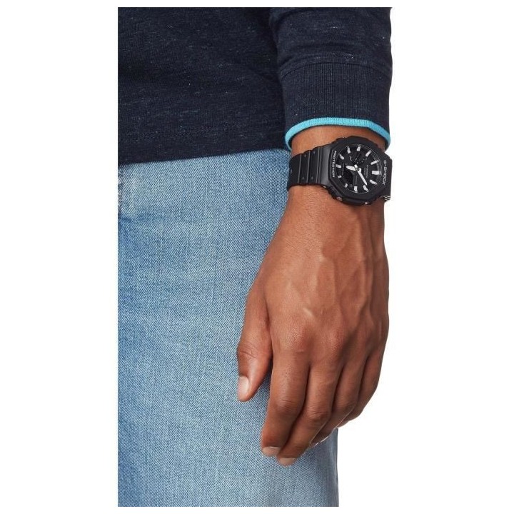 CASIO G-Shock Montre - Résistante aux chocs - Multifonctions - Noir